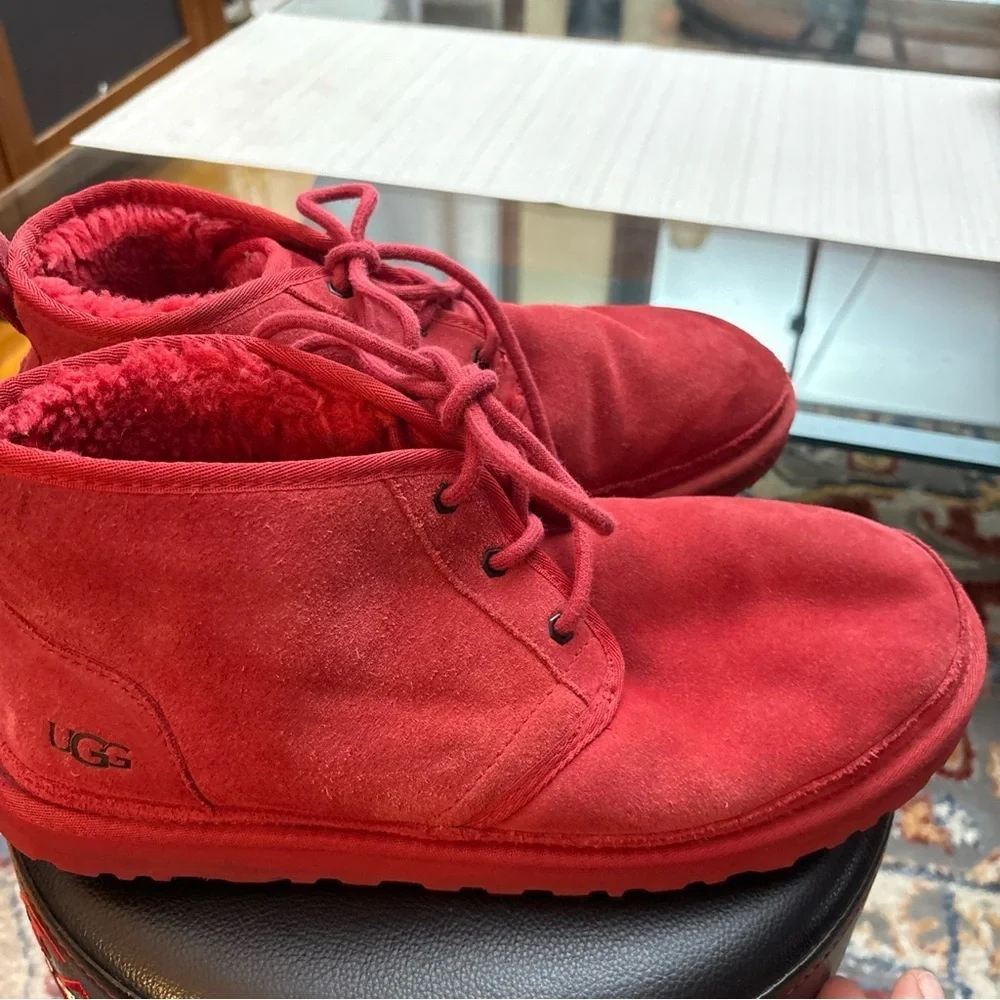 UGG Men's Red Suede Boots size 13